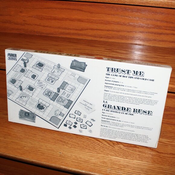 sealed 1981 vintage TRUST ME Hot Tips & Cold Cash Board Game Parker Brothers - Picture 7 of 9